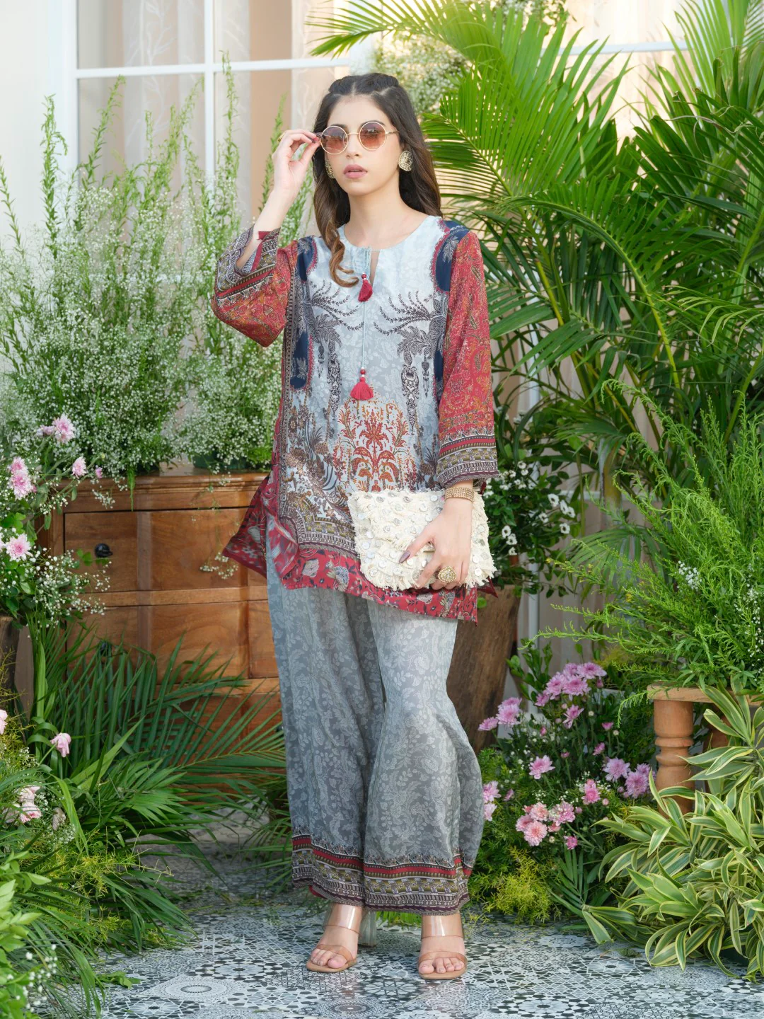 Palash cloud printed Co-ord set - Image 18