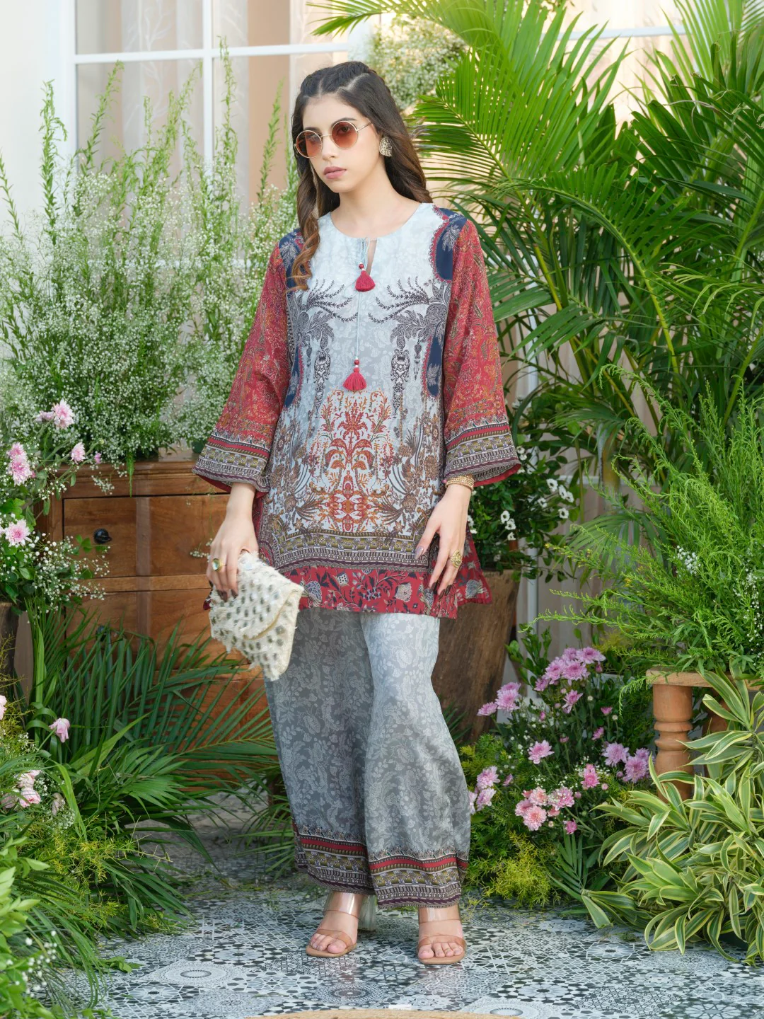 Palash cloud printed Co-ord set - Image 19