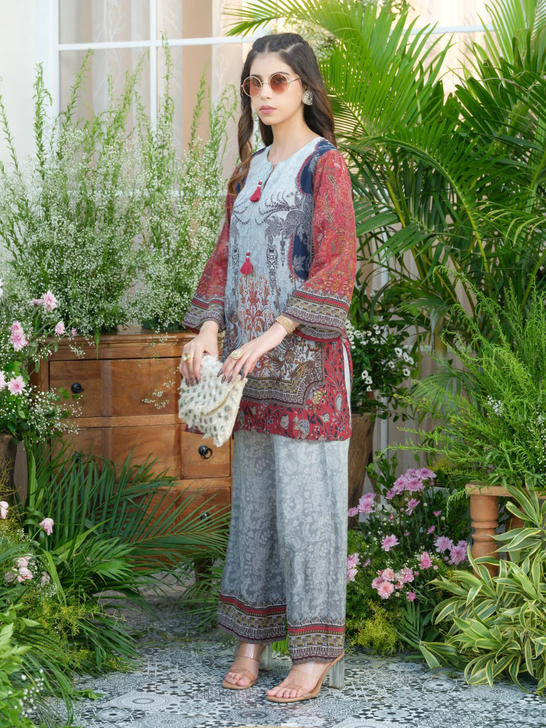 Palash cloud printed Co-ord set - Image 20