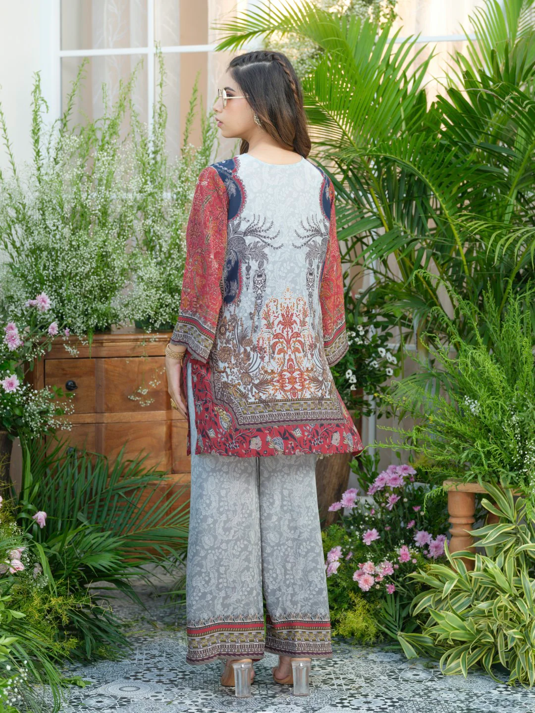 Palash cloud printed Co-ord set - Image 3