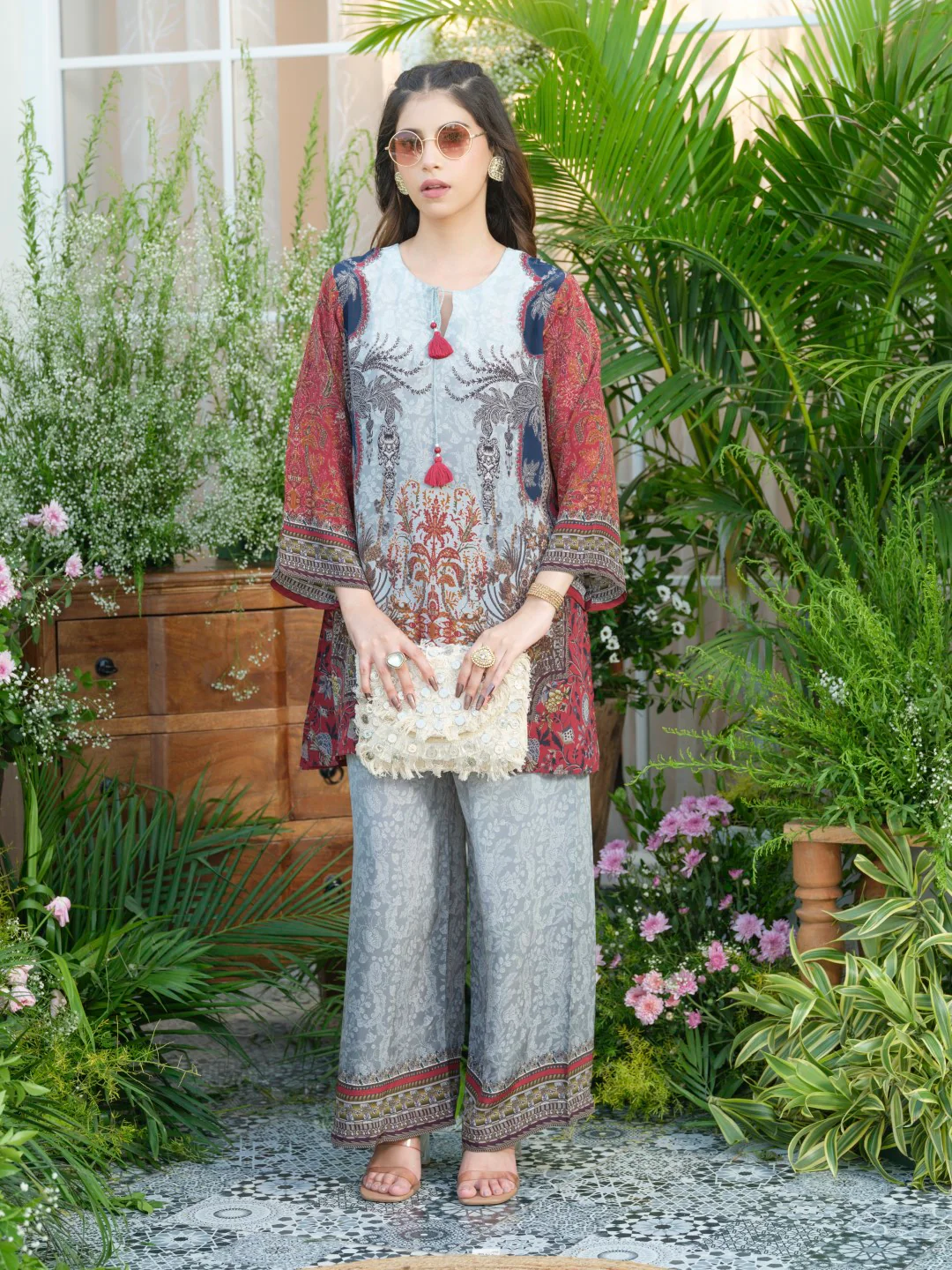Palash cloud printed Co-ord set - Image 5
