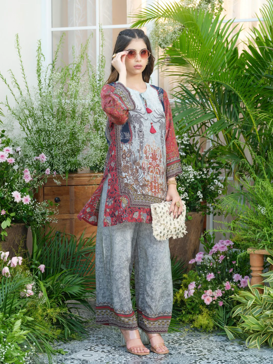 Palash cloud printed Co-ord set - Image 6