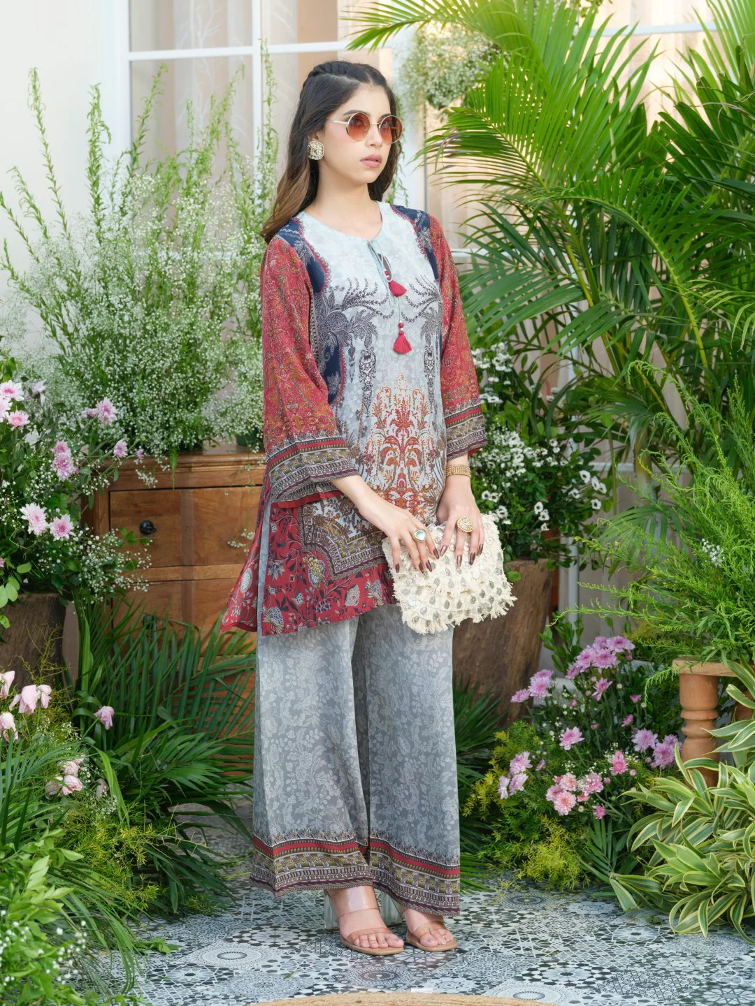 Palash cloud printed Co-ord set - Image 8