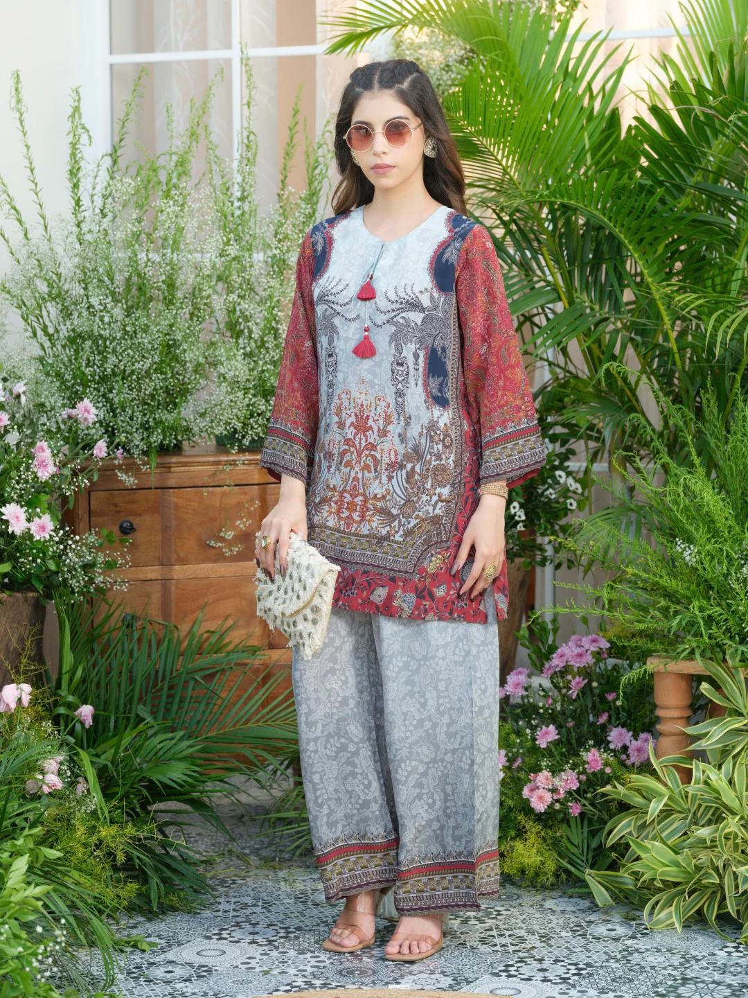 Palash cloud printed Co-ord set - Image 9