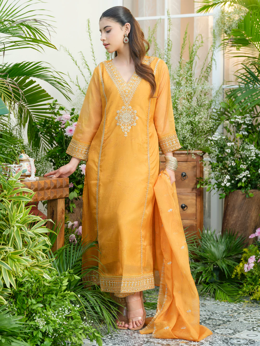 Palash sunshine full work suit set - Image 15