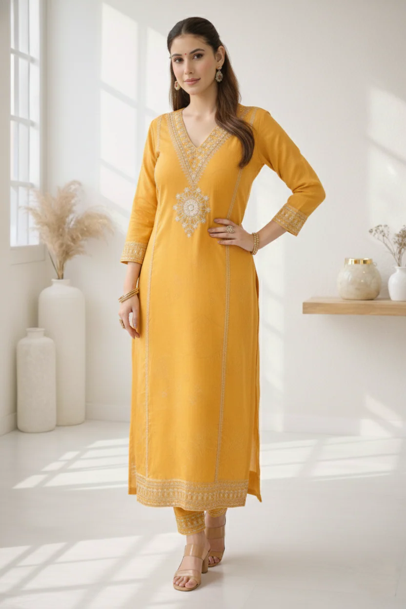 Palash sunshine full work suit set - Image 5