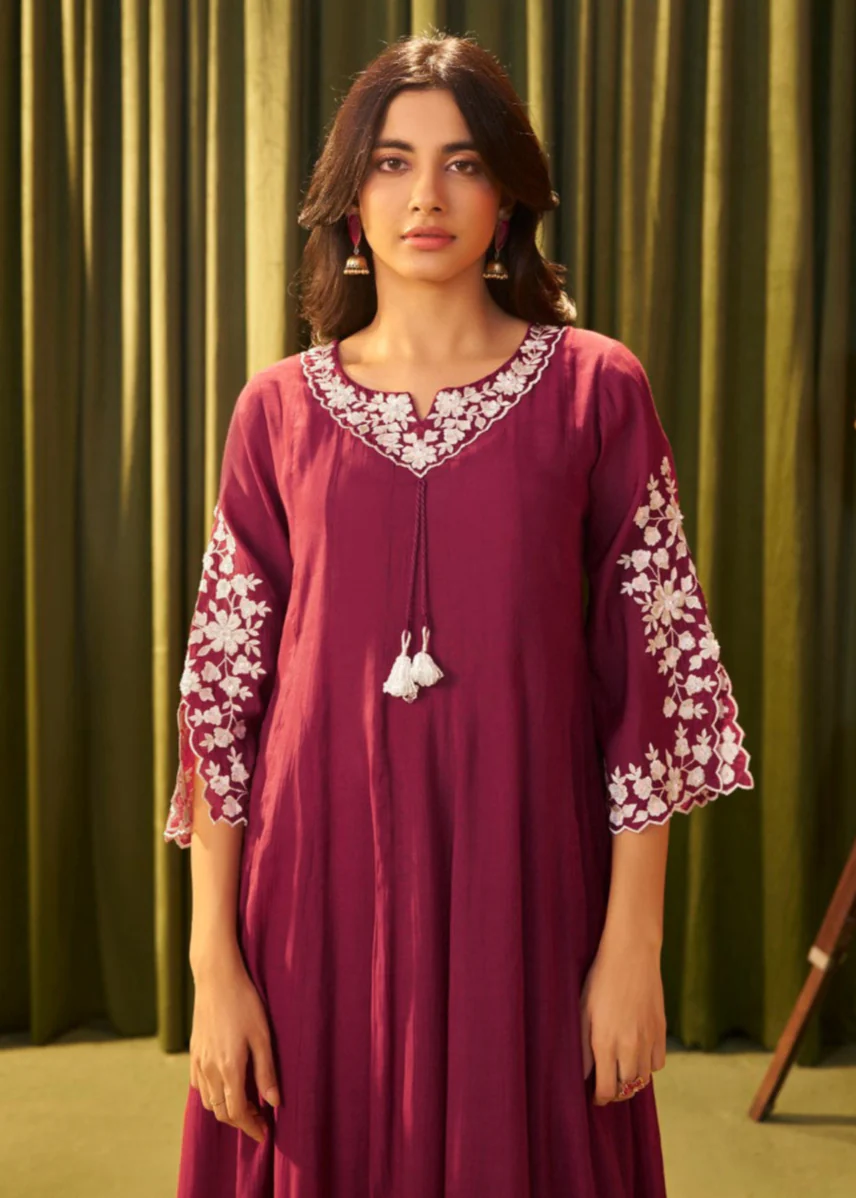 Albeli Sangria Full Work Premium Suit Set - Image 2