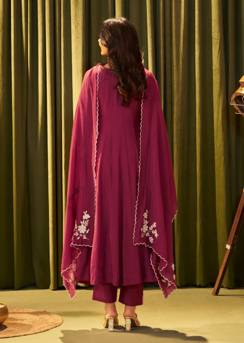 Albeli Sangria Full Work Premium Suit Set - Image 3
