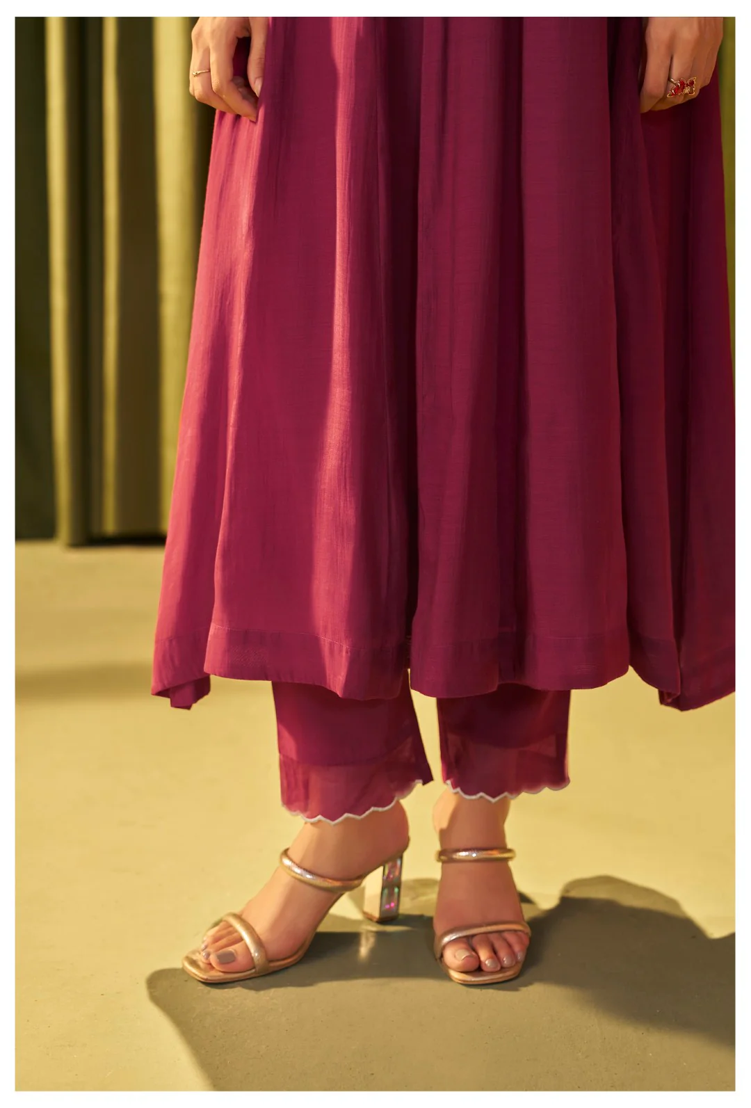 Albeli Sangria Full Work Premium Suit Set - Image 4
