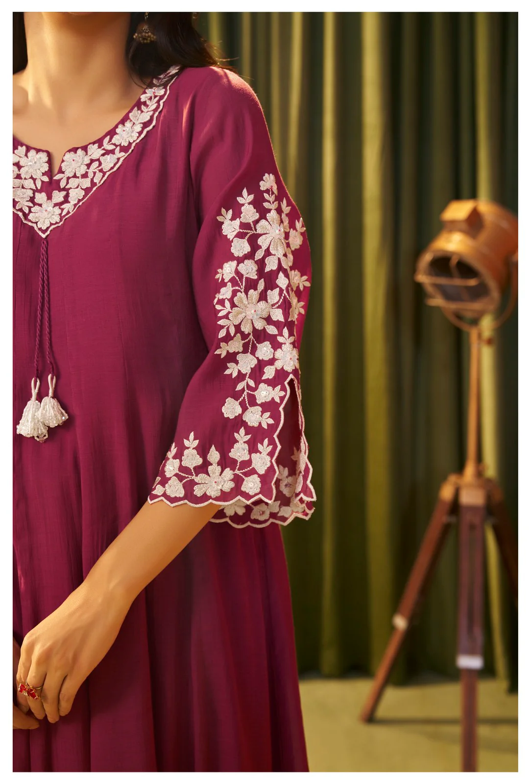 Albeli Sangria Full Work Premium Suit Set - Image 6