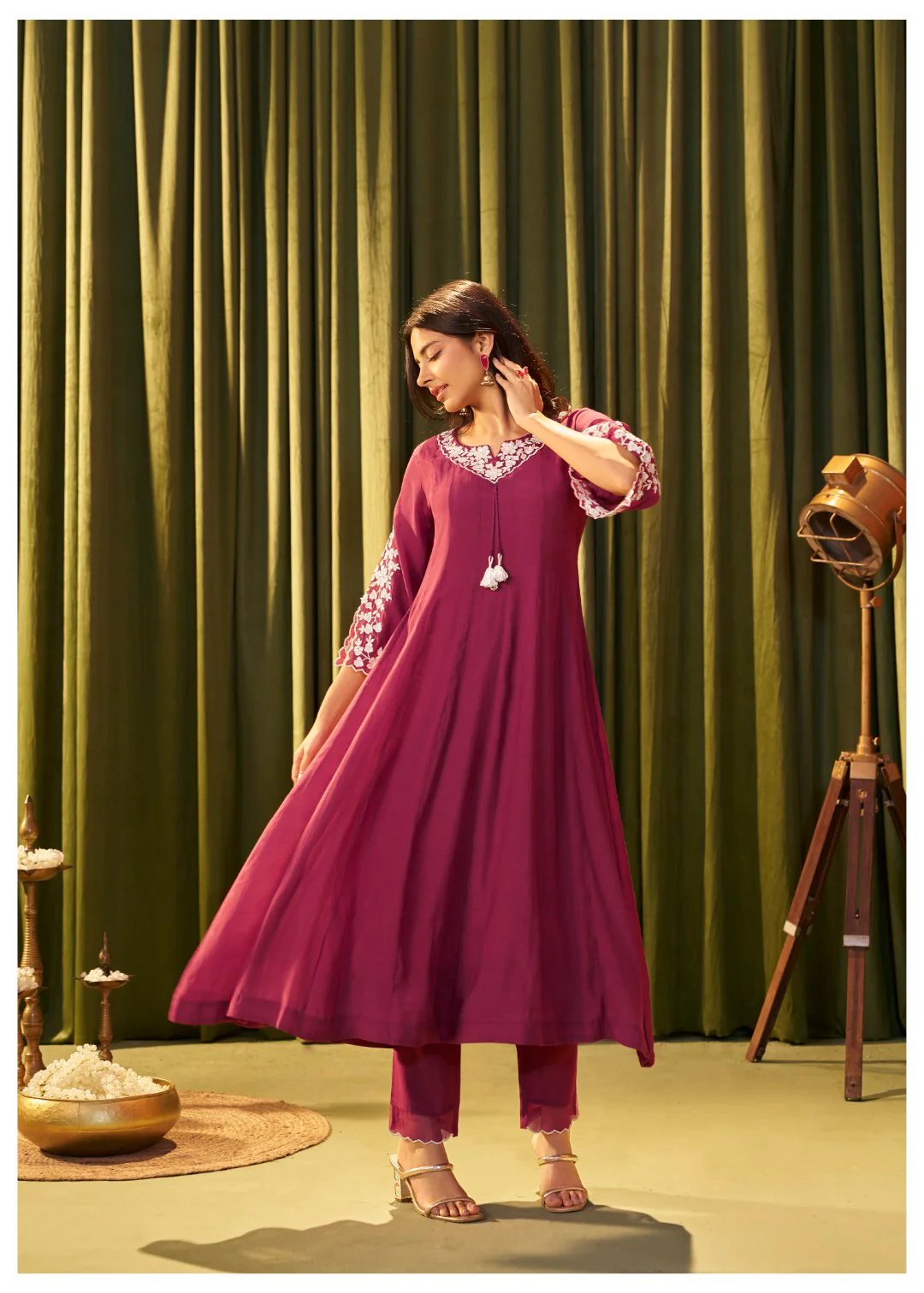 Albeli Sangria Full Work Premium Suit Set - Image 8
