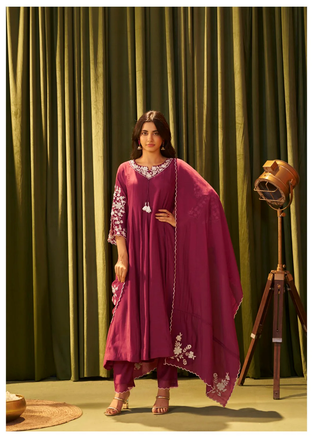 Albeli Sangria Full Work Premium Suit Set - Image 9