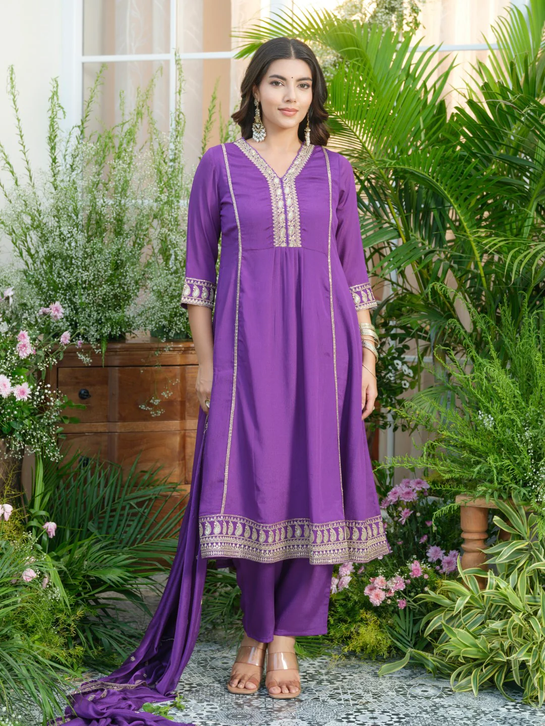 Palash Thistle full work suit set - Image 10