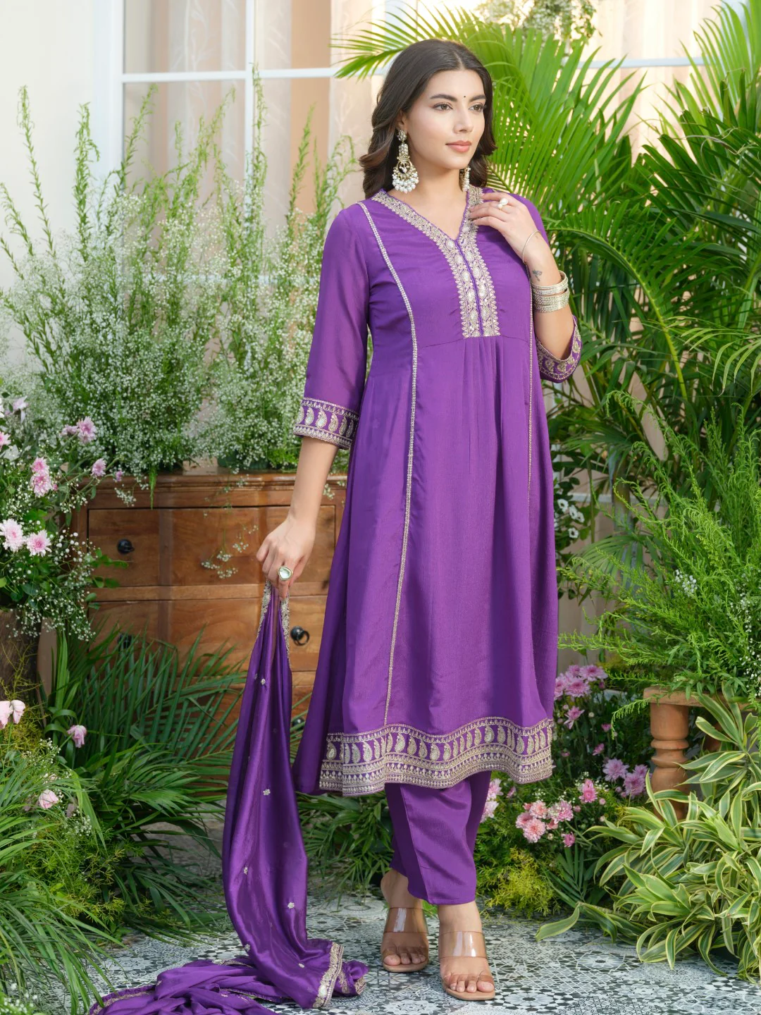Palash Thistle full work suit set - Image 12