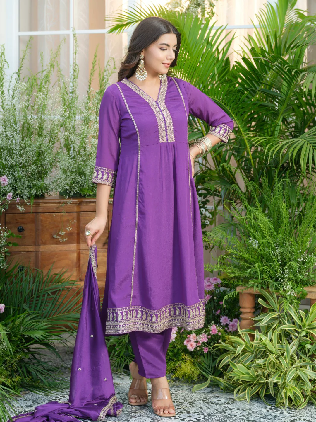 Palash Thistle full work suit set - Image 13
