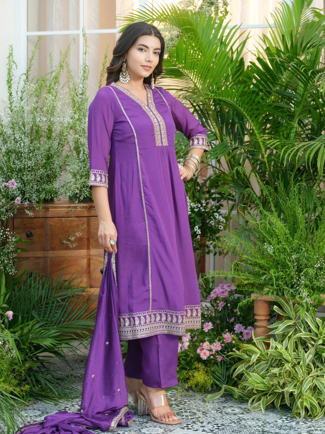 Palash Thistle full work suit set - Image 14