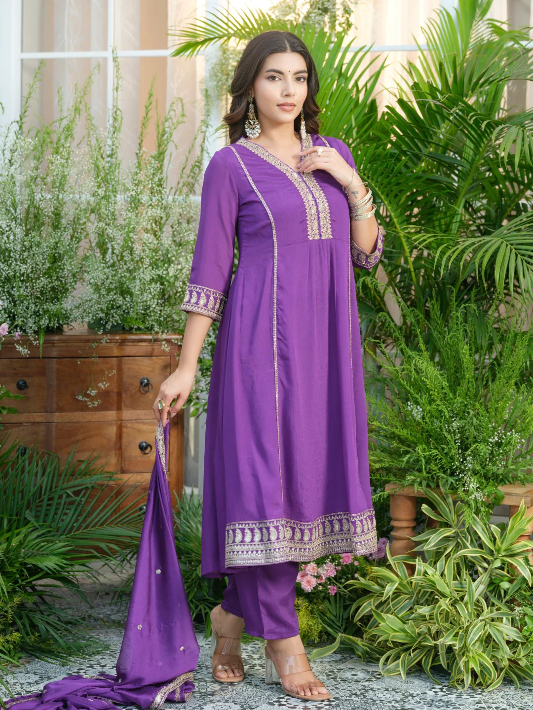 Palash Thistle full work suit set - Image 15