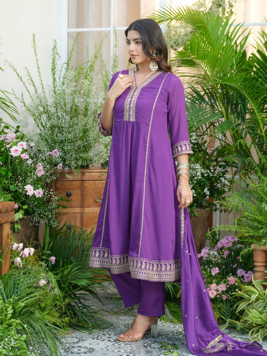 Palash Thistle full work suit set - Image 17