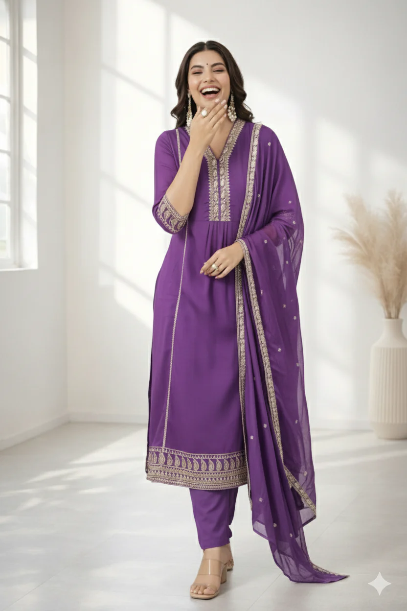 Palash Thistle full work suit set - Image 3