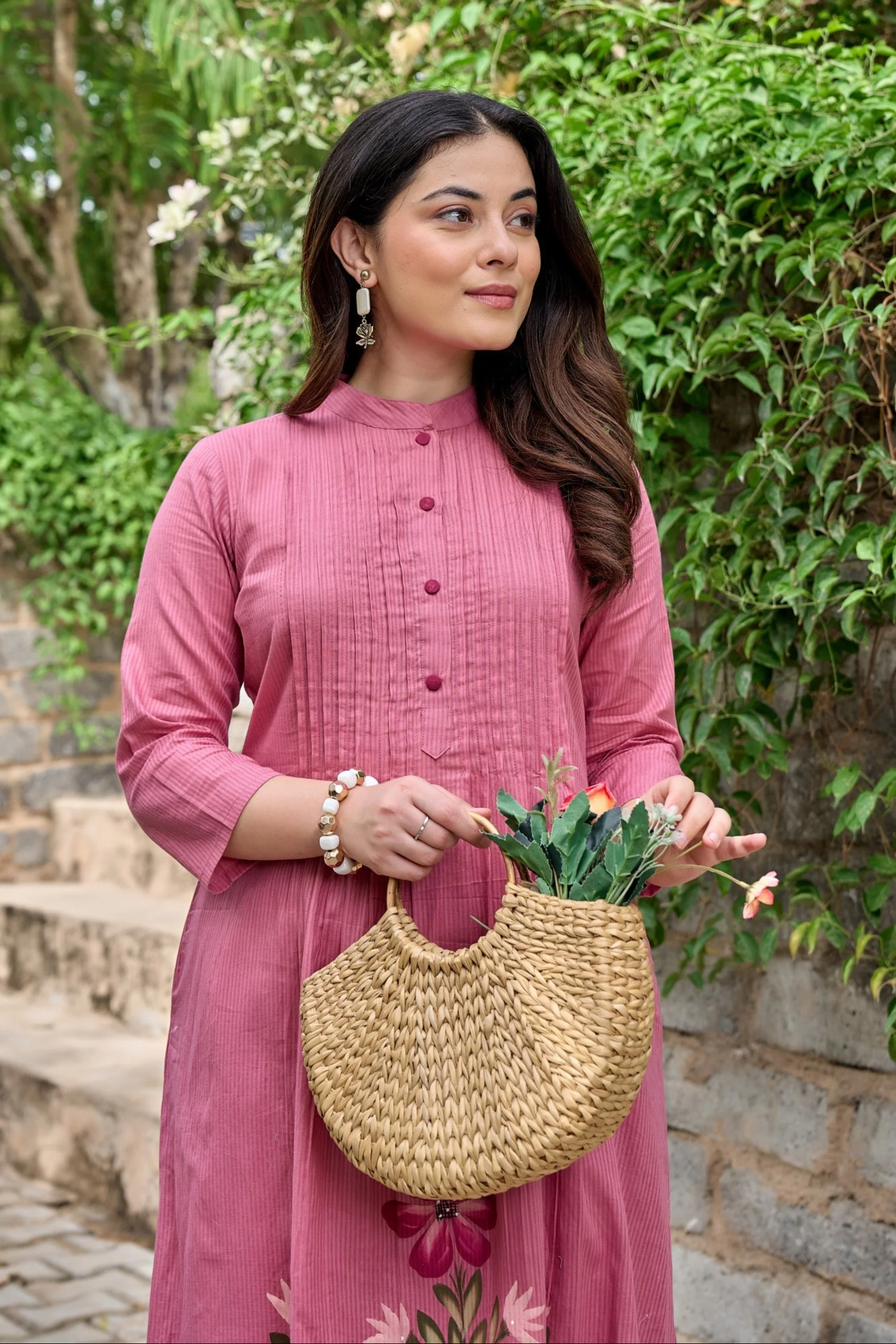 Tiara rouge cotton kurta pant set - Image 2