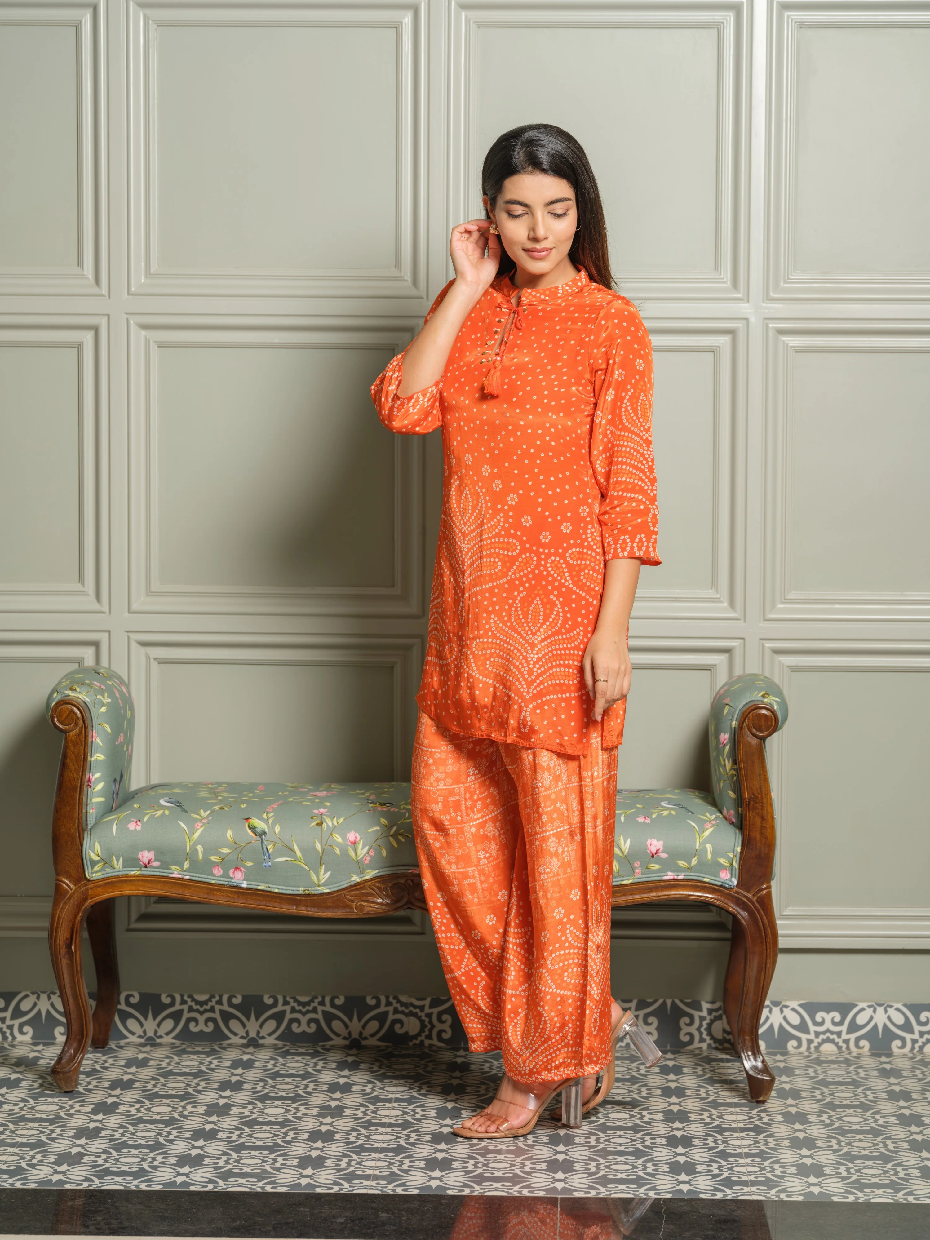 Palash Tango Printed co-ord set - Image 4