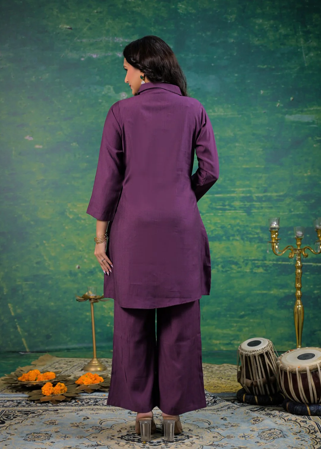 Shanti Voila Embroidered Co-ord Set - Image 3