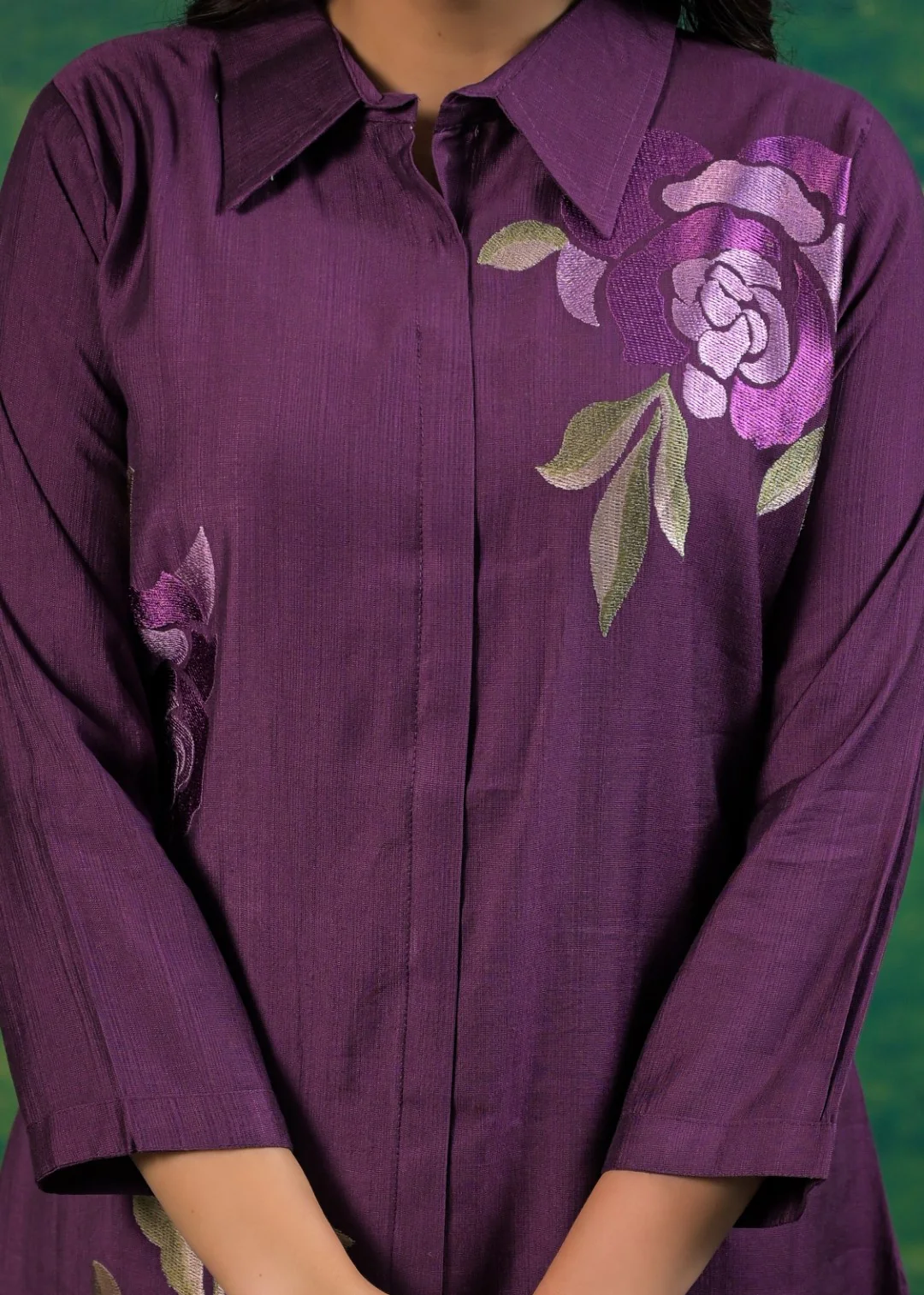 Shanti Voila Embroidered Co-ord Set - Image 6
