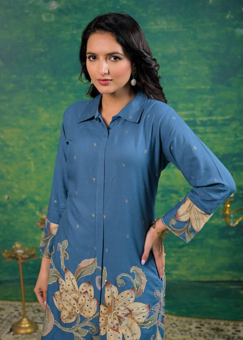 Shanti Horizon Printed Cotton Co-ord Set - Image 2