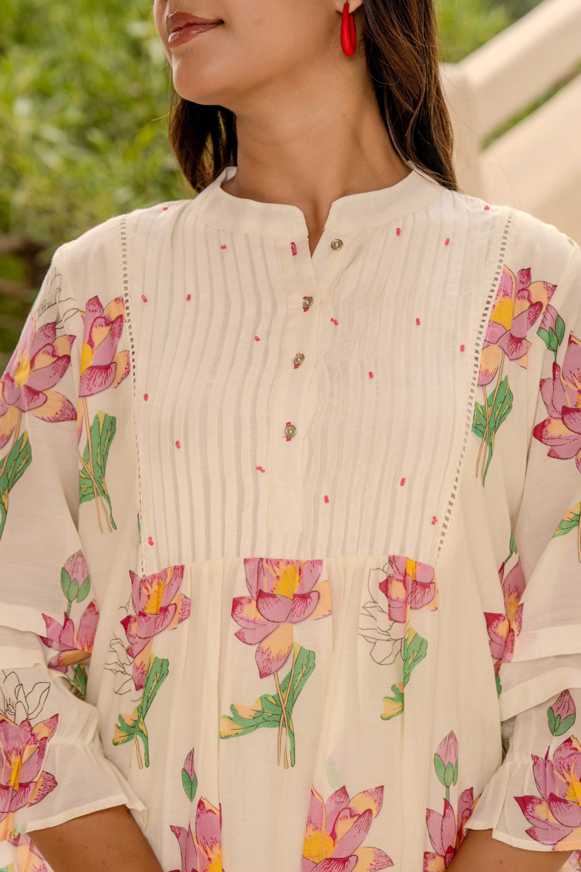 Kabool Lotus kurta pant set - Image 11
