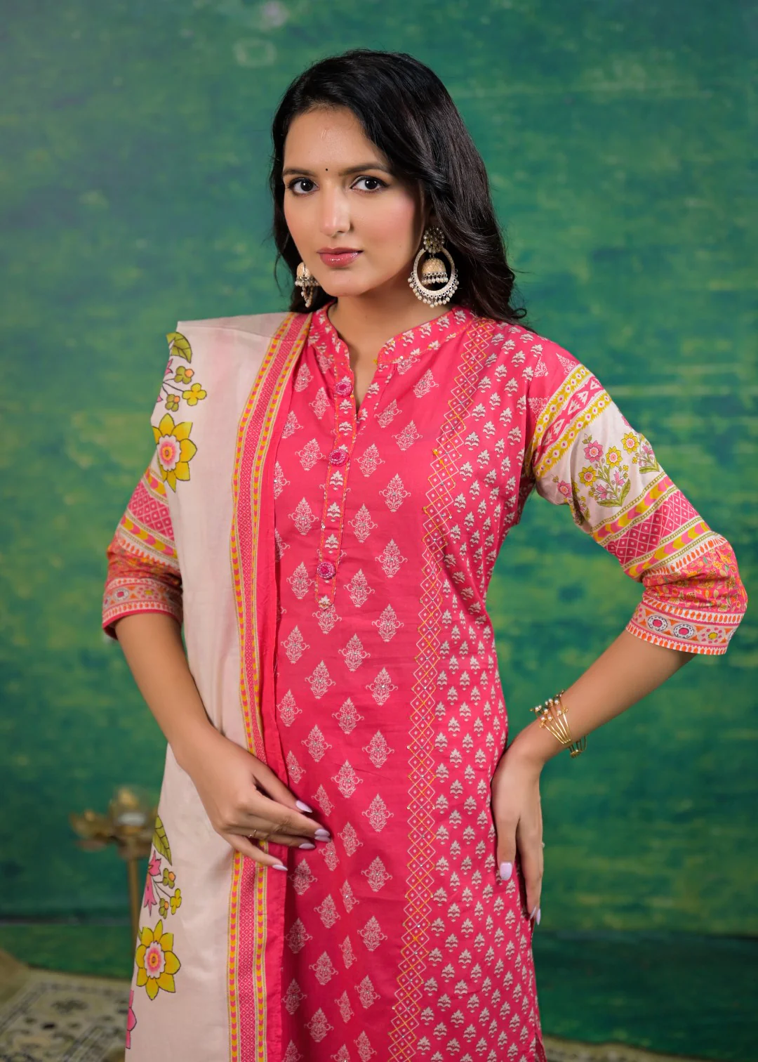 Shanti Candy Printed Suit Set - Image 2