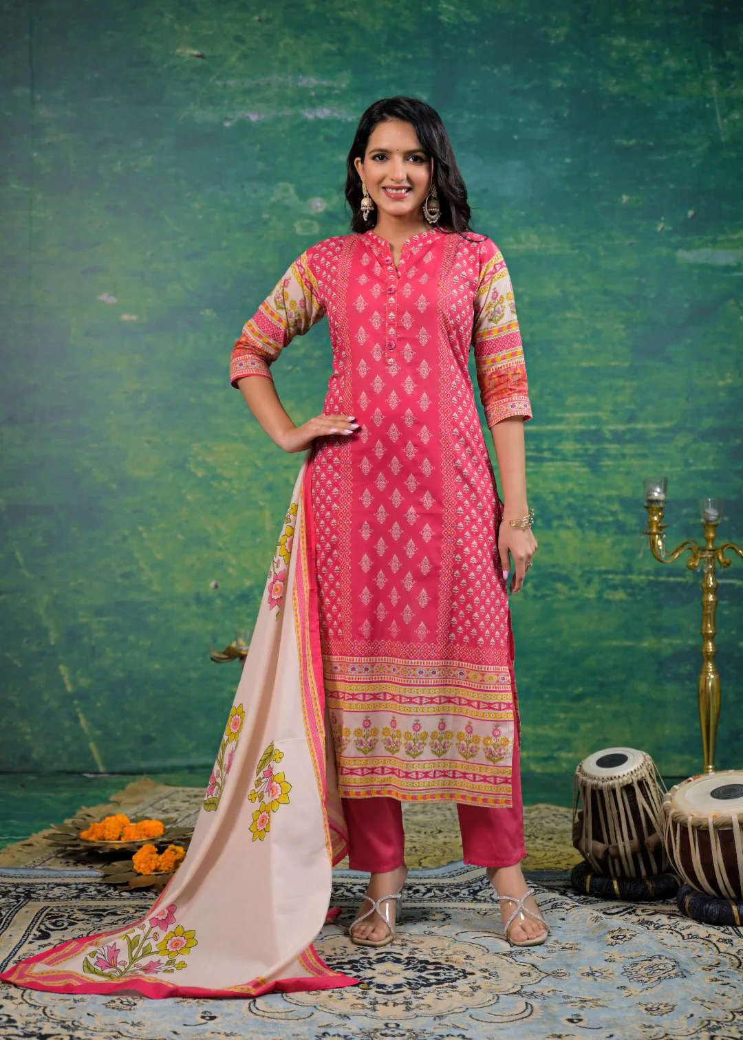 Shanti Candy Printed Suit Set - Image 4