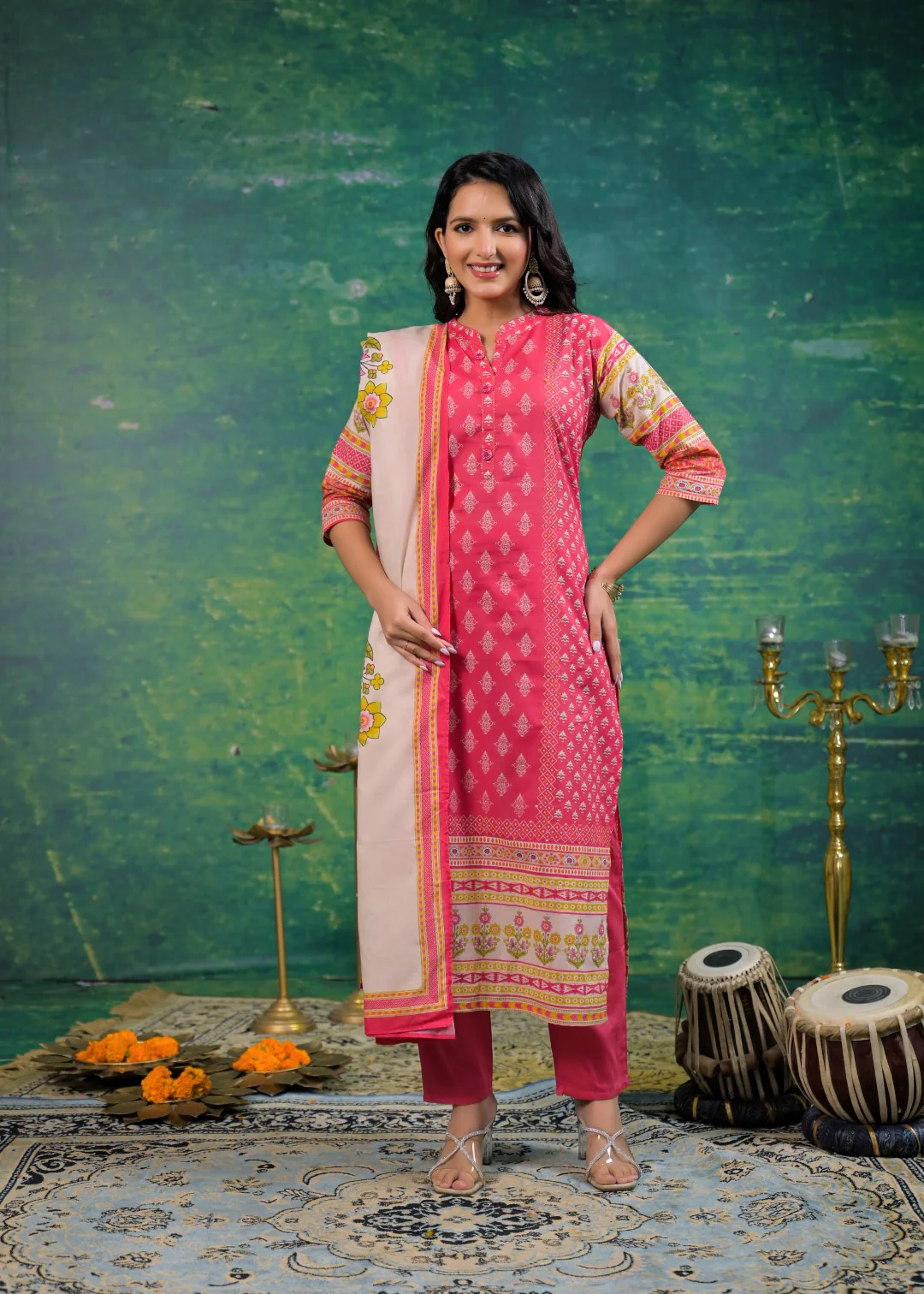 Shanti Candy Printed Suit Set - Image 6