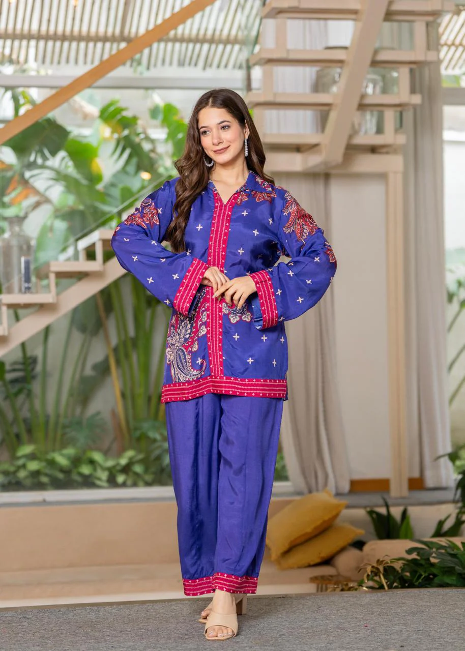 Jayti midnight printed Co-ord set - Image 5