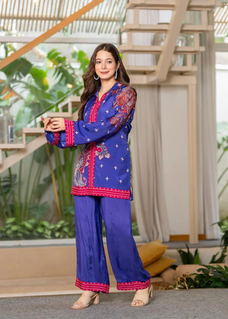 Jayti midnight printed Co-ord set - Image 6
