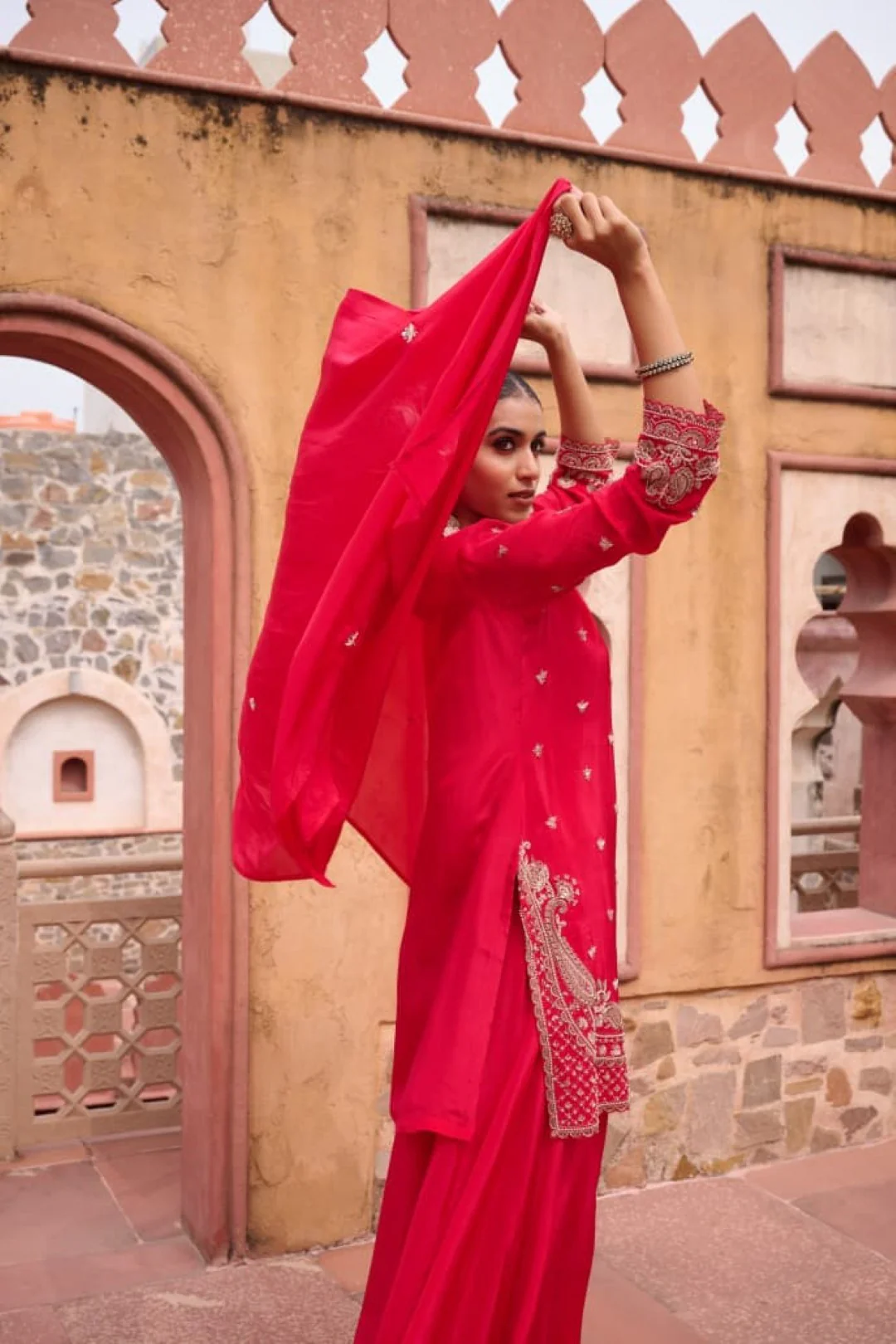 Sangini zarqa full work suit set - Image 11