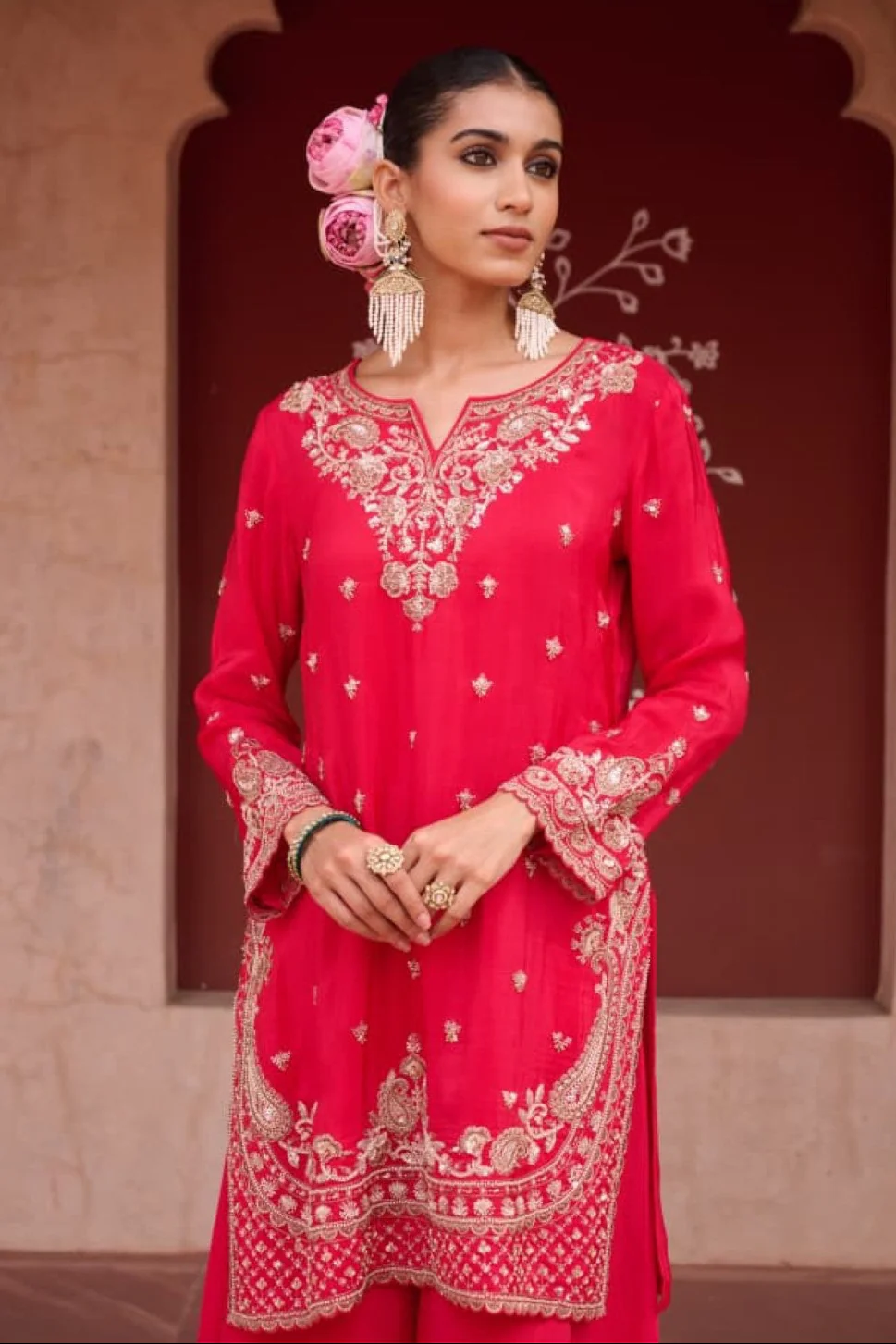 Sangini zarqa full work suit set - Image 2