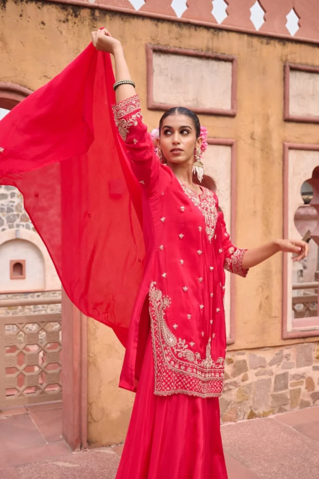 Sangini zarqa full work suit set - Image 5