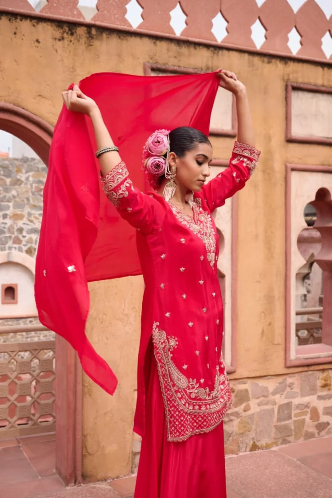 Sangini zarqa full work suit set - Image 6