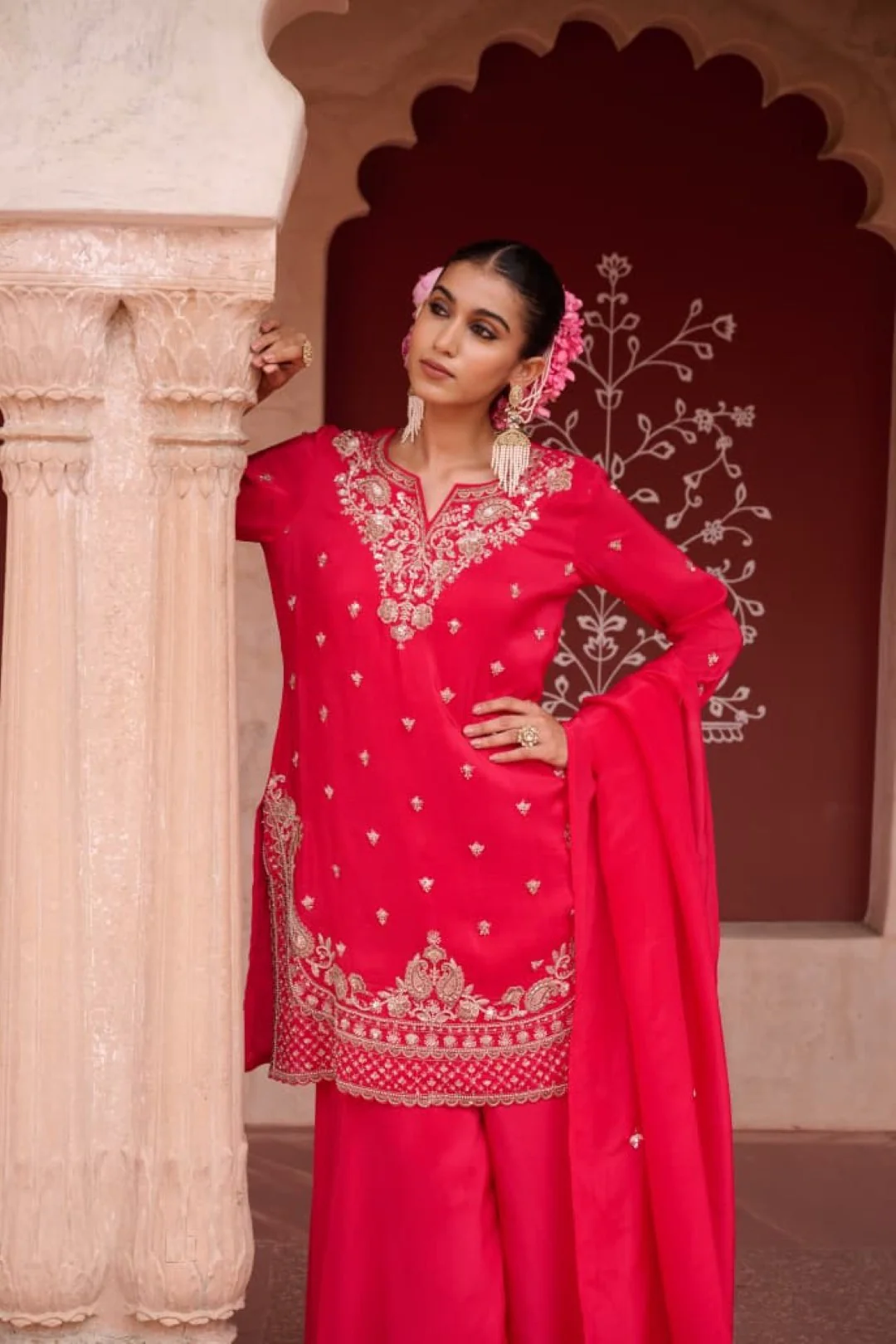 Sangini zarqa full work suit set - Image 8