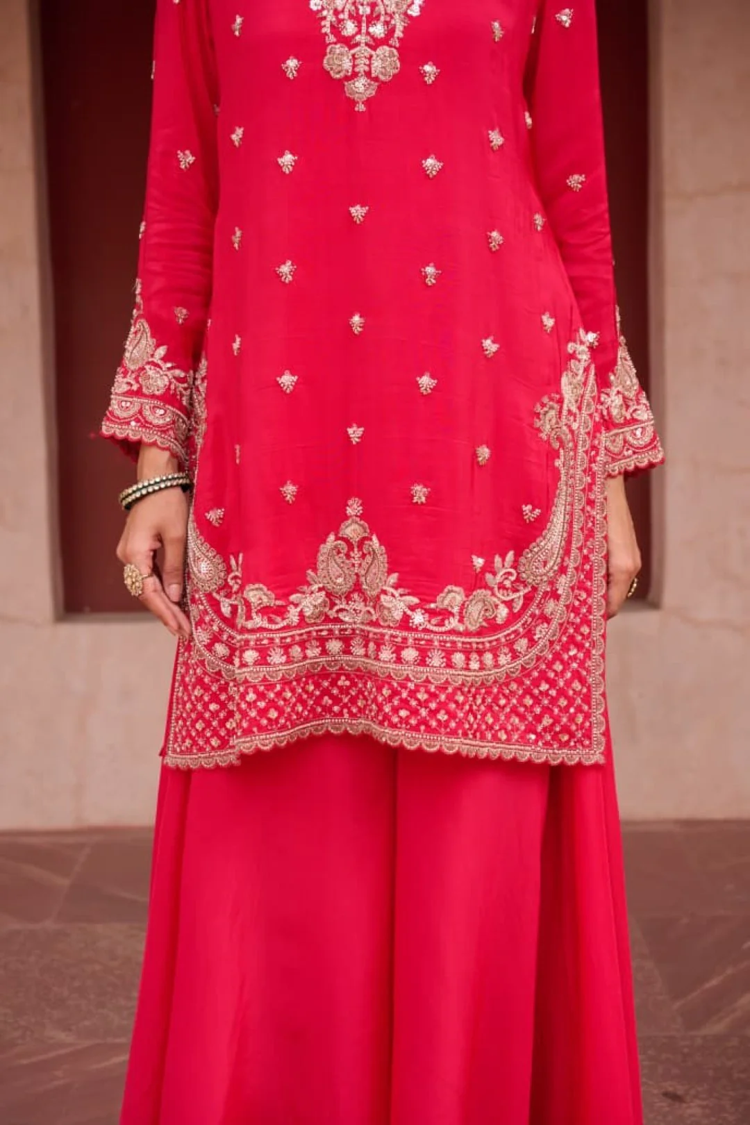 Sangini zarqa full work suit set - Image 9