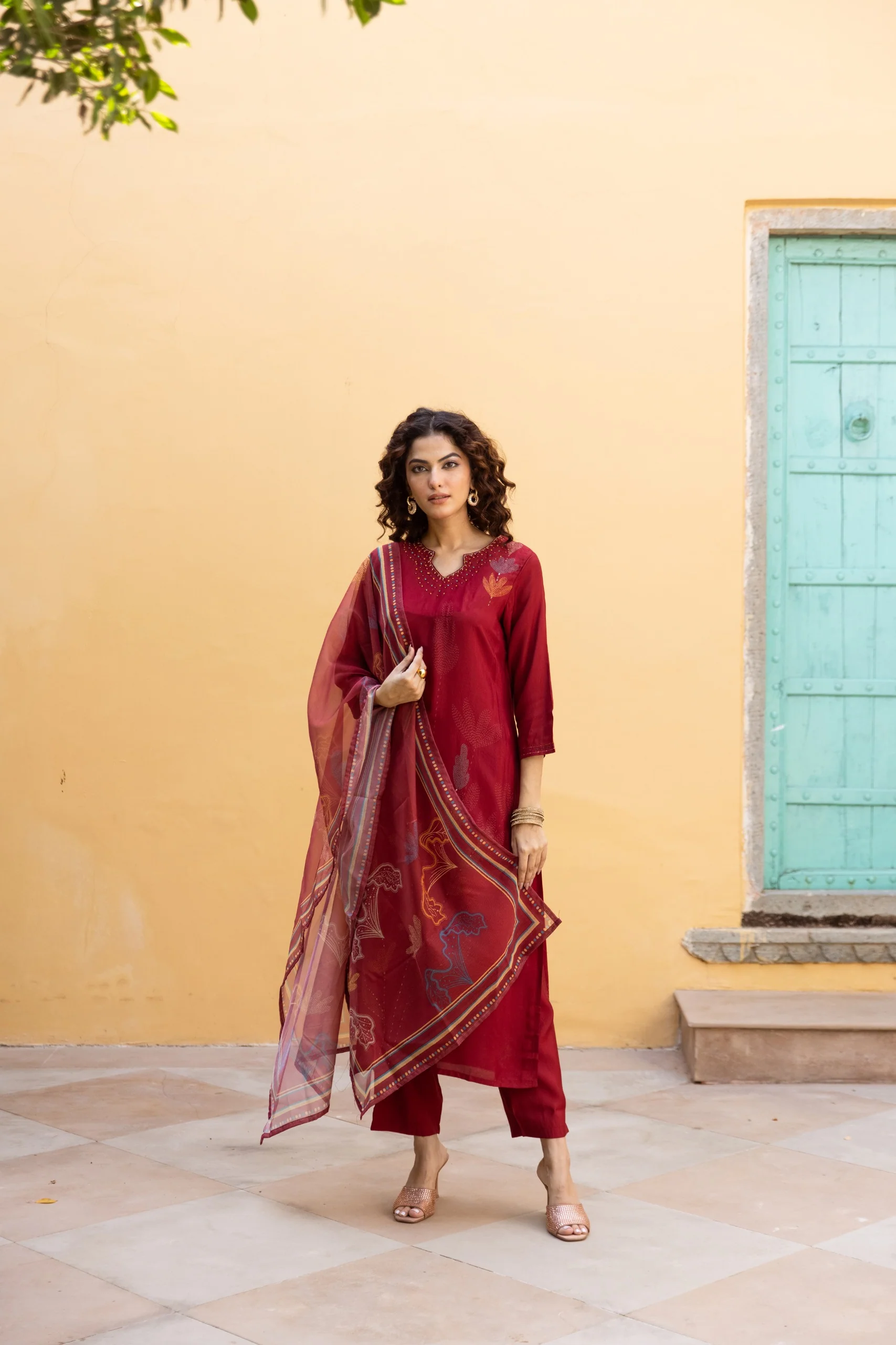 Saisha brink premium digital print suit set - Image 4