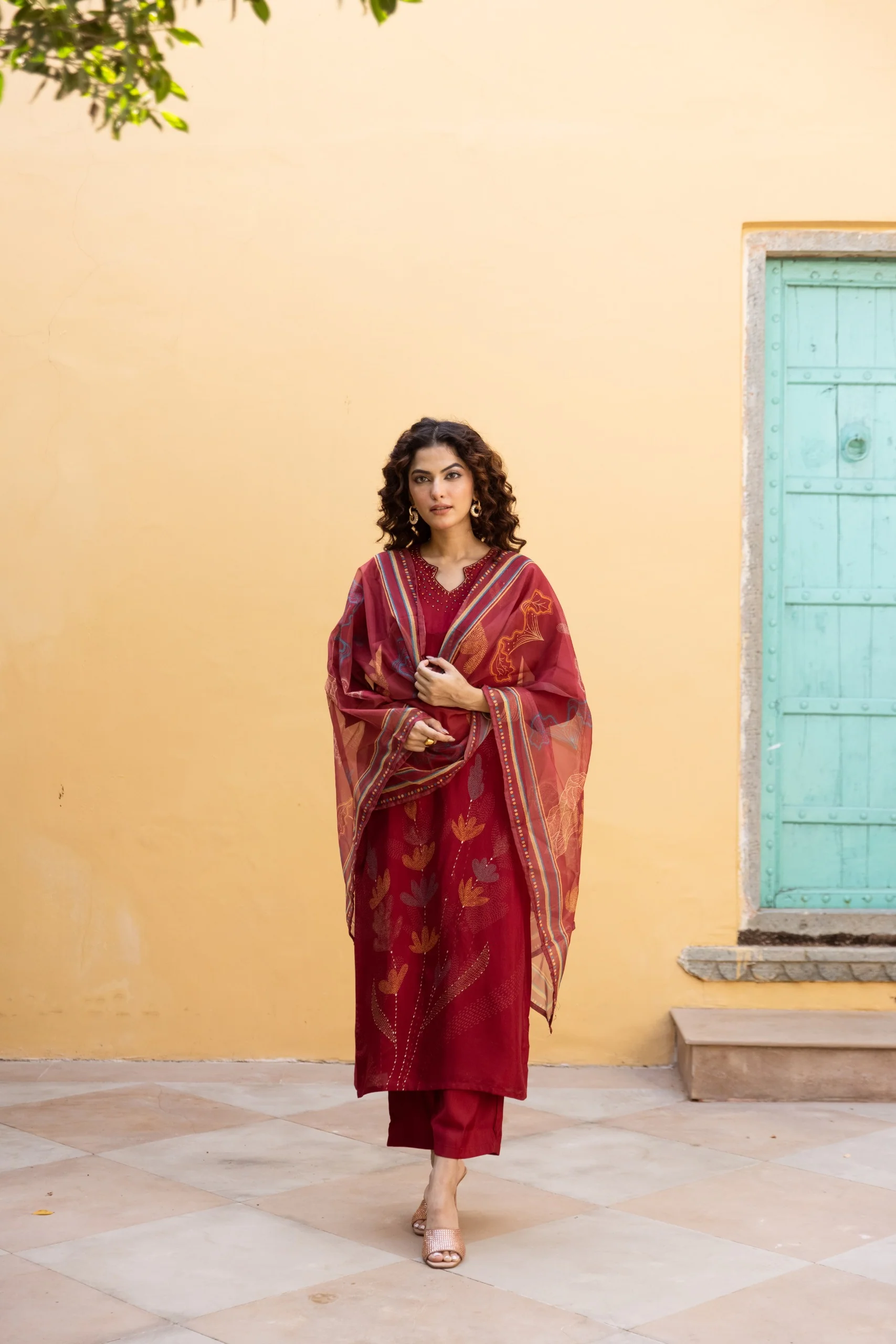 Saisha brink premium digital print suit set - Image 6