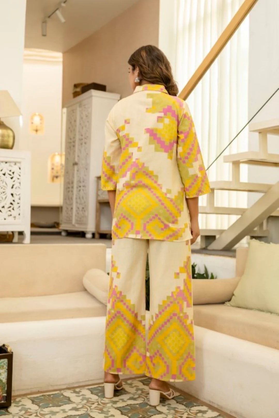 Pawan Amber Printed Cotton Co-ord Set - Image 3