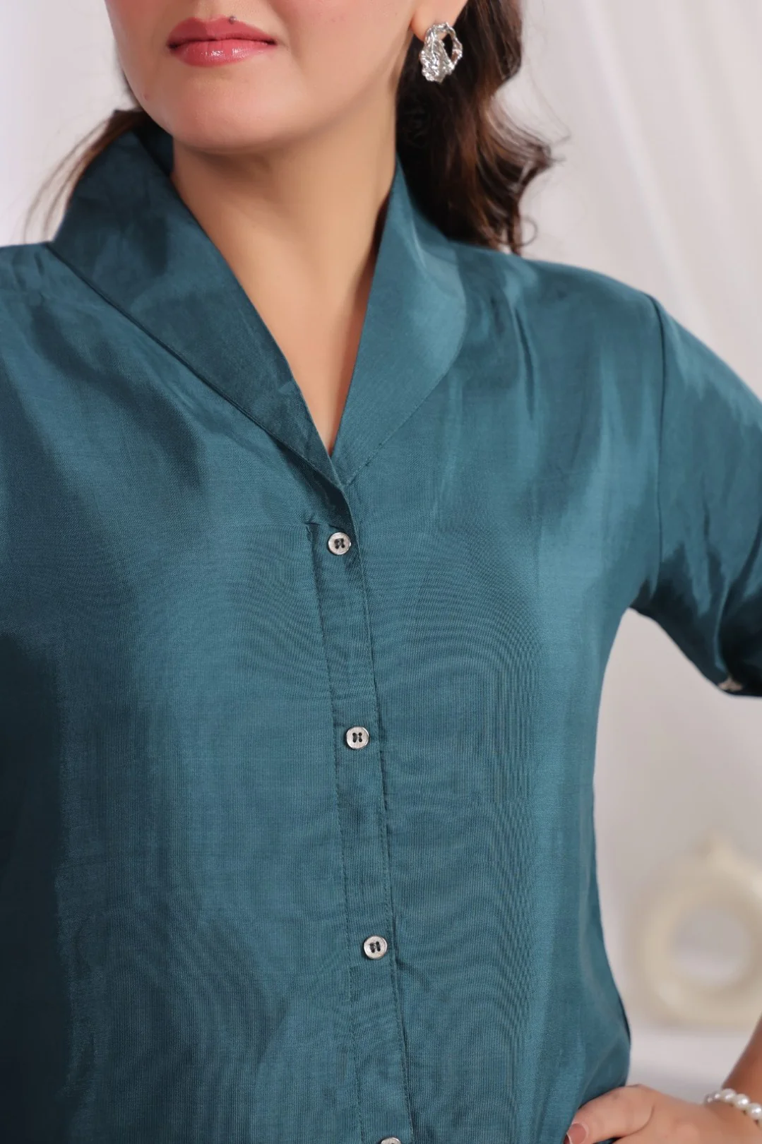 Ramoji cadet printed muslin co-ord set - Image 4