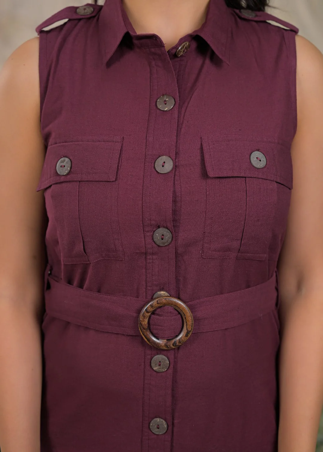 Ridhika mulberry cotton dress - Image 5