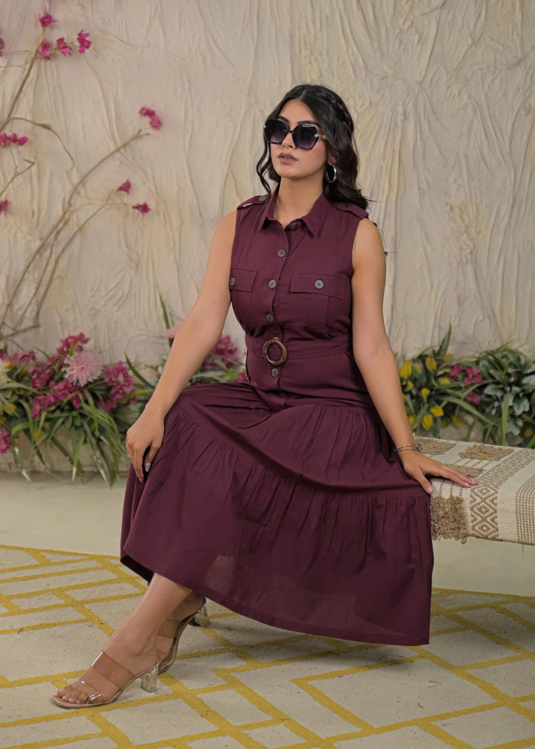 Ridhika mulberry cotton dress - Image 6