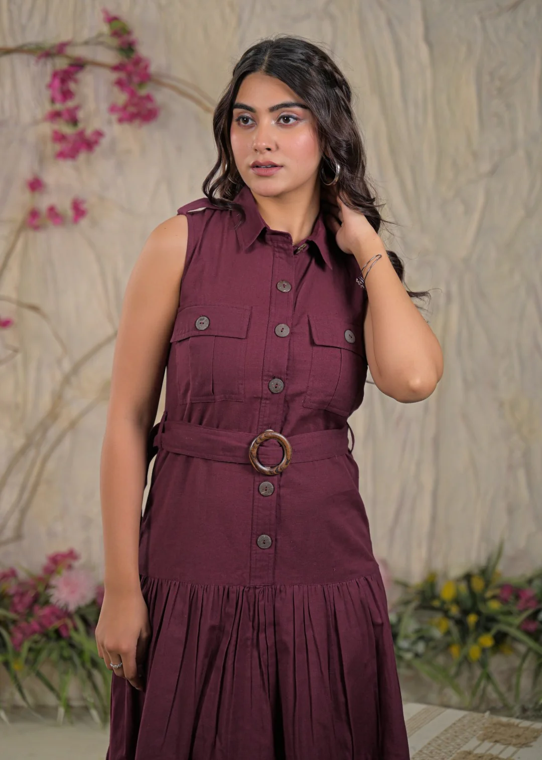 Ridhika mulberry cotton dress - Image 7