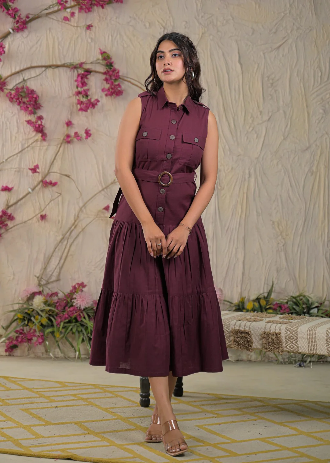 Ridhika mulberry cotton dress - Image 8