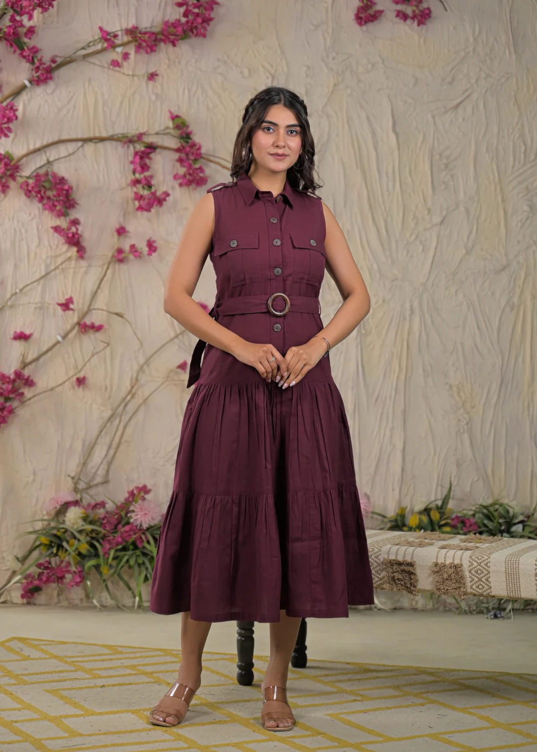 Ridhika mulberry cotton dress - Image 9