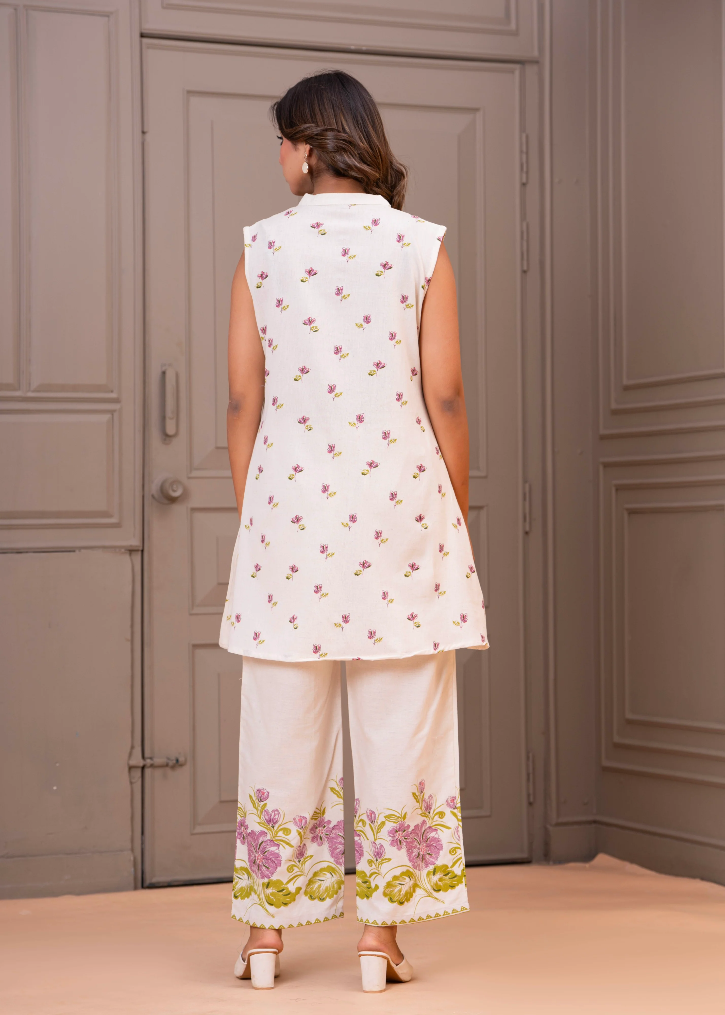 Maurya Zinnia Cotton Co-ord Set - Image 3